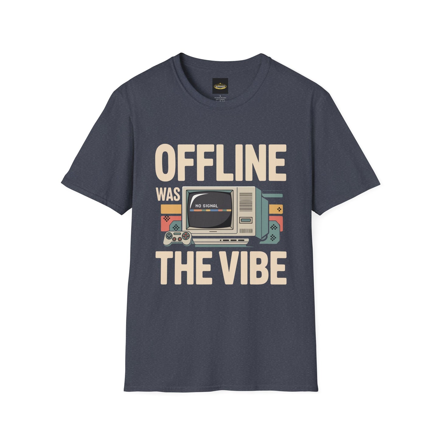 Offline Was The Vibe Retro Gamer T-Shirt