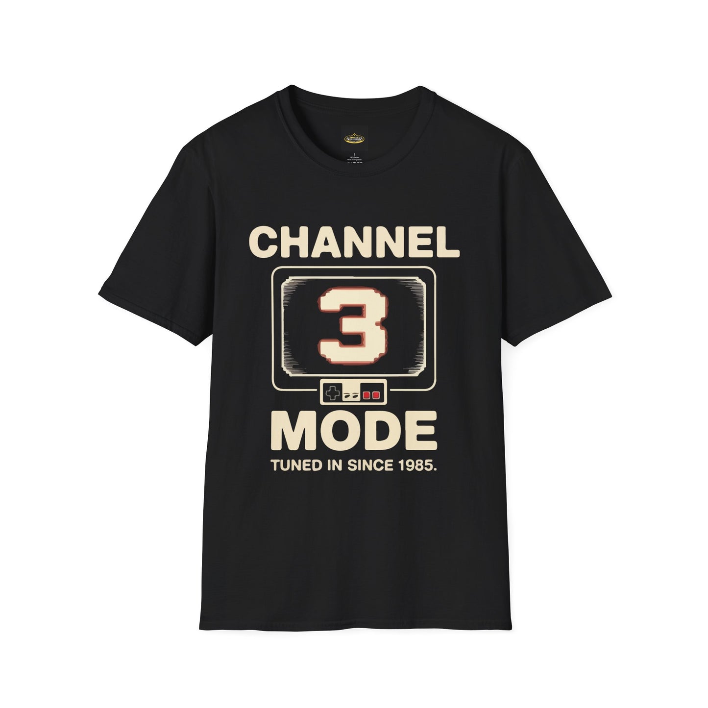 Channel 3 Mode T‑Shirt — Retro TV Tuned In Since 1985 Vintage Graphic Tee