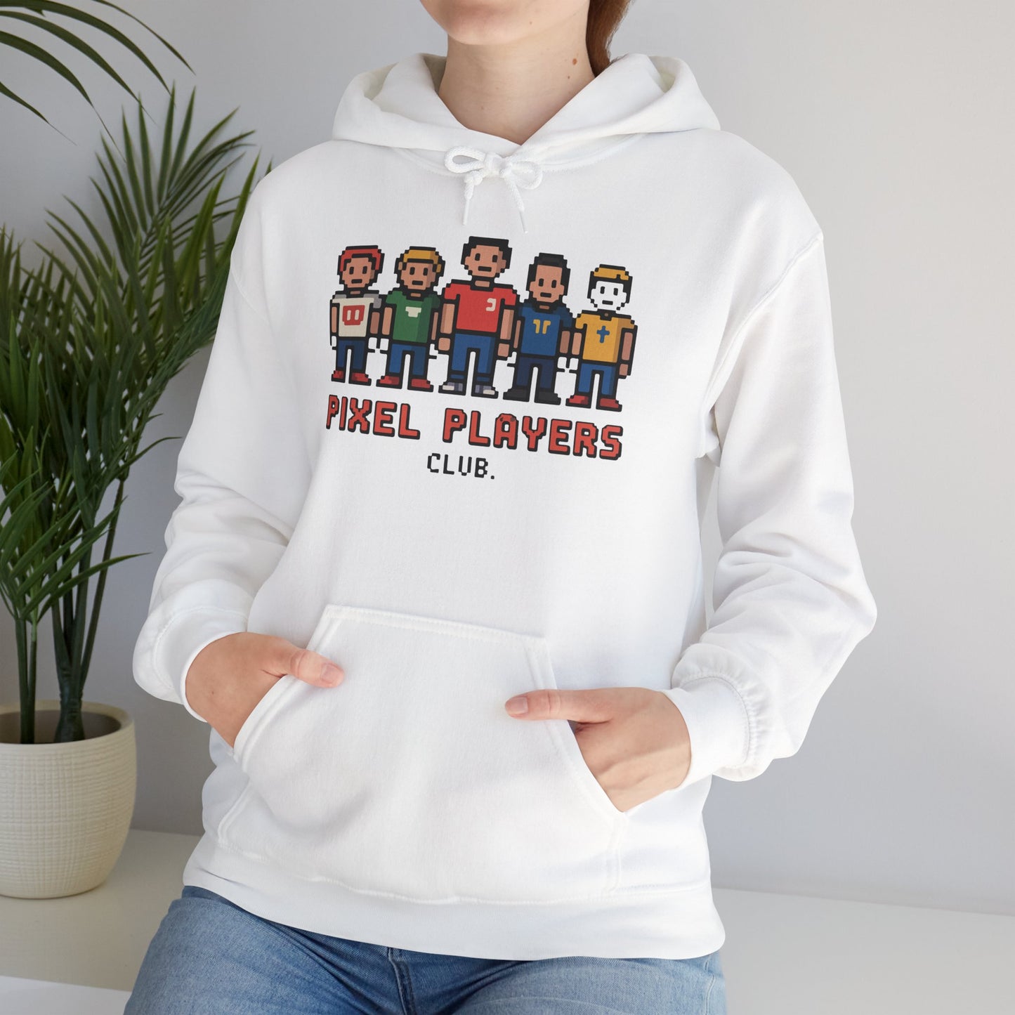 Pixel Players Club Hoodie — Retro 8-Bit Gamer Sweatshirt