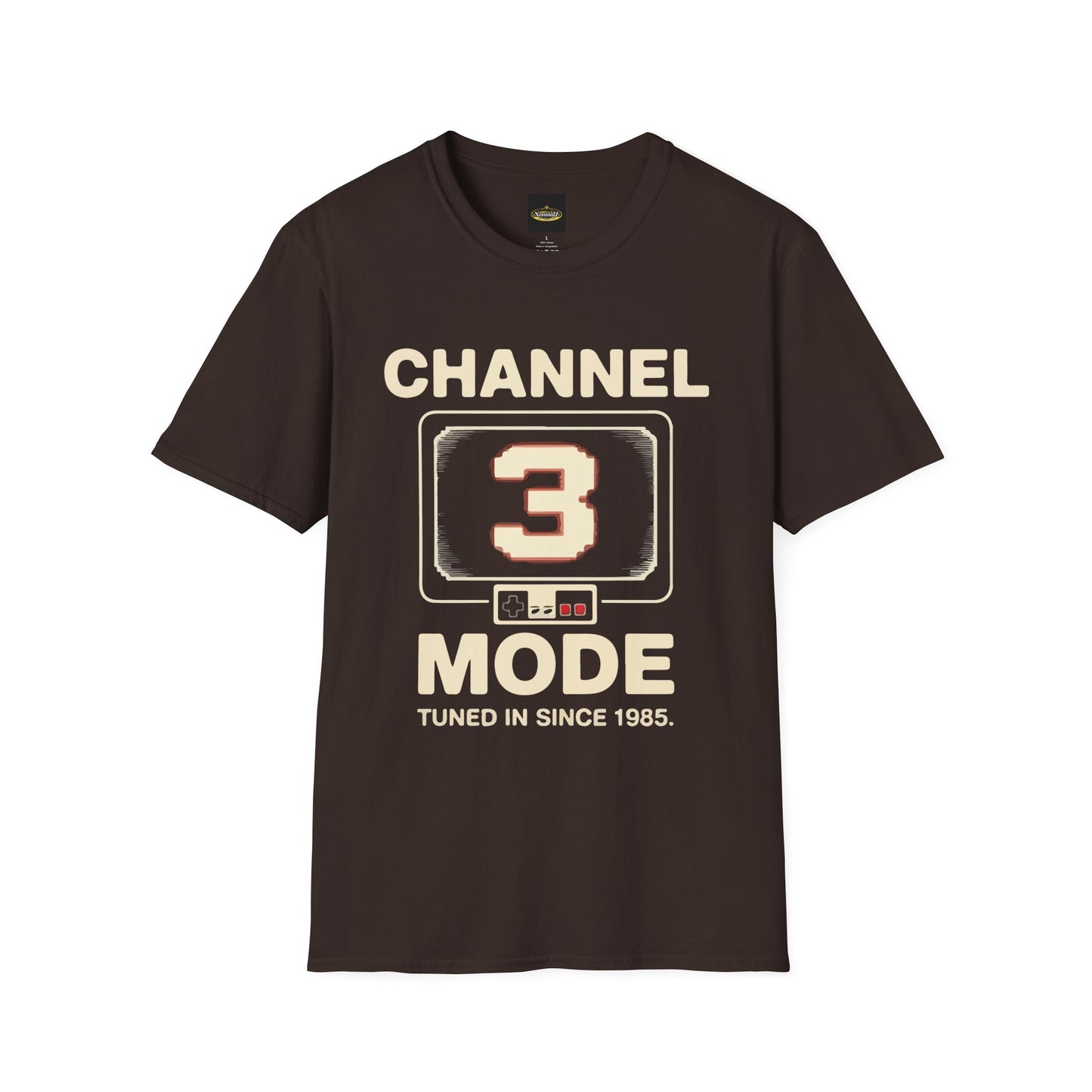 Channel 3 Mode T‑Shirt — Retro TV Tuned In Since 1985 Vintage Graphic Tee