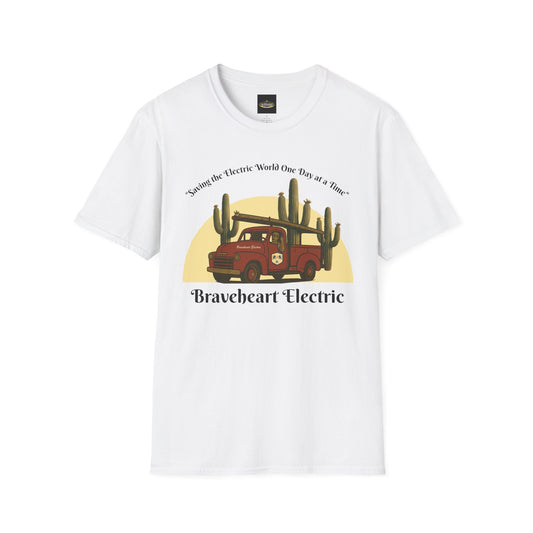 Braveheart Electric Vintage Station Wagon T-Shirt — "A Family Affair" Car Show Tee