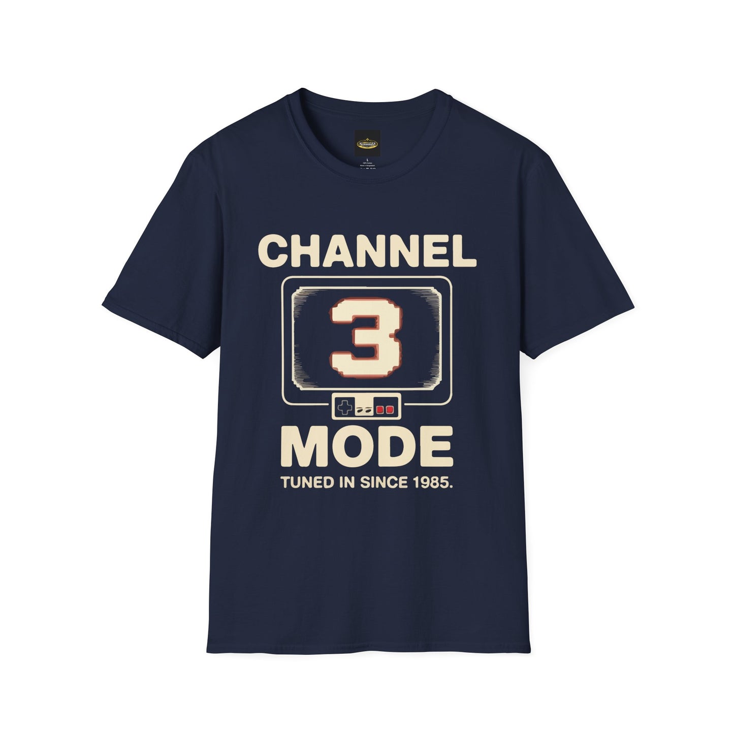 Channel 3 Mode T‑Shirt — Retro TV Tuned In Since 1985 Vintage Graphic Tee
