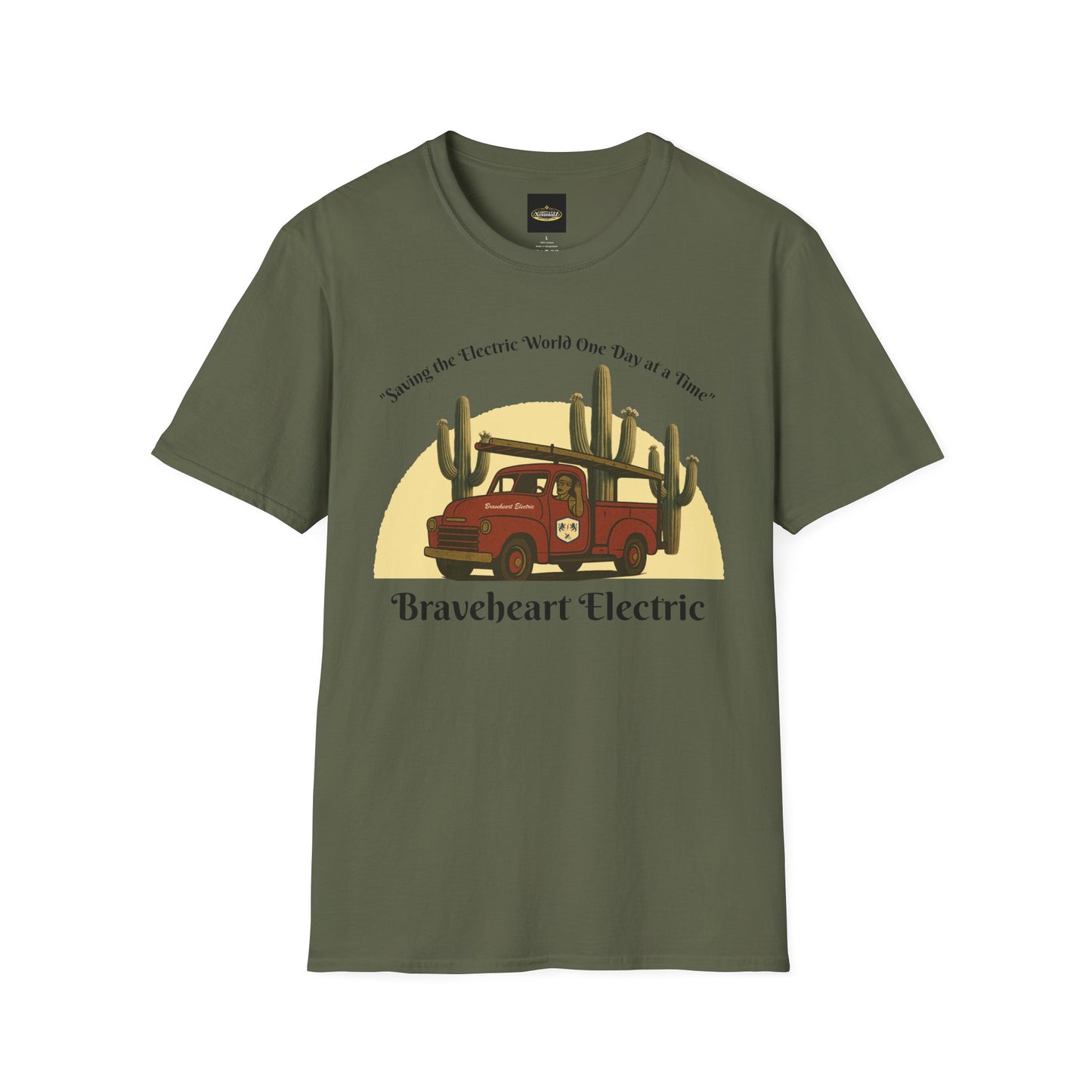Braveheart Electric Vintage Station Wagon T-Shirt — "A Family Affair" Car Show Tee