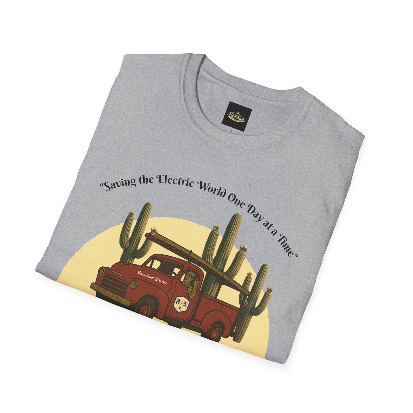 Braveheart Electric Vintage Station Wagon T-Shirt — "A Family Affair" Car Show Tee