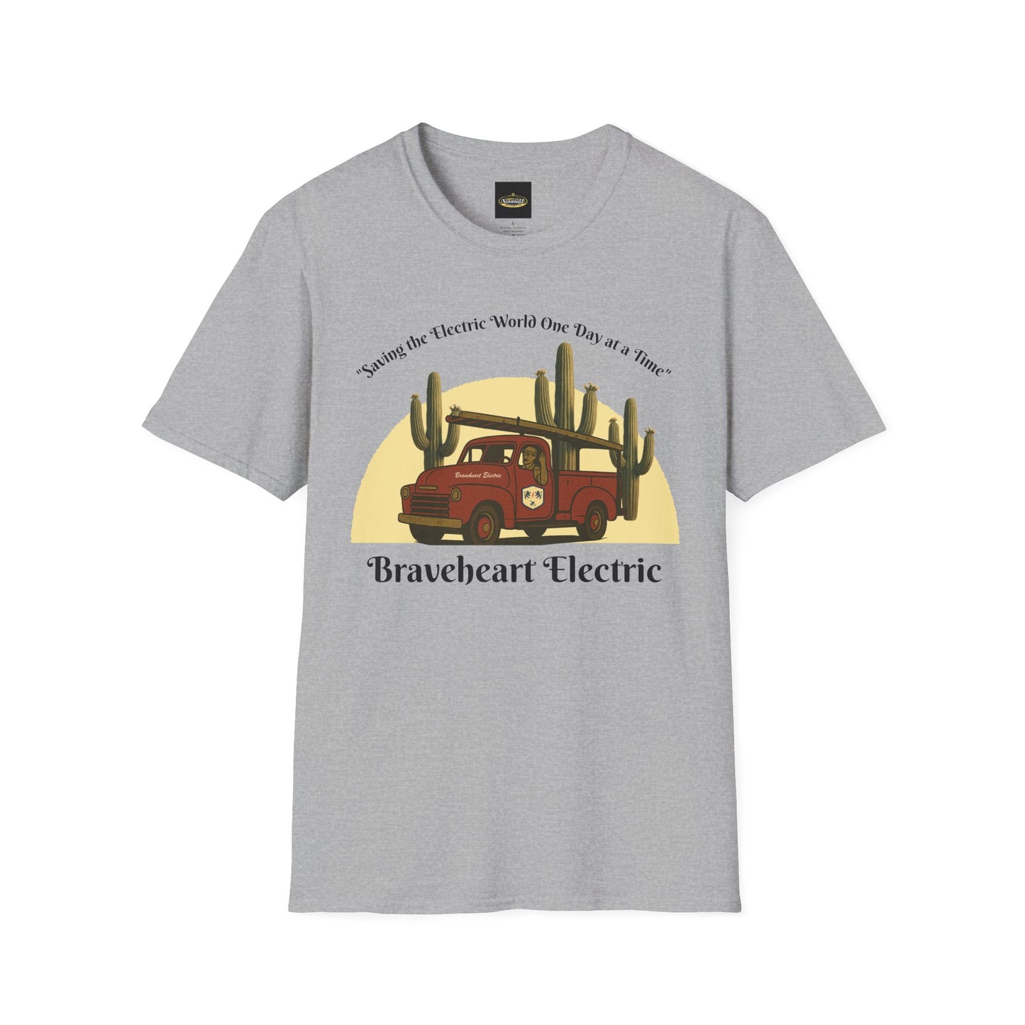 Braveheart Electric Vintage Station Wagon T-Shirt — "A Family Affair" Car Show Tee
