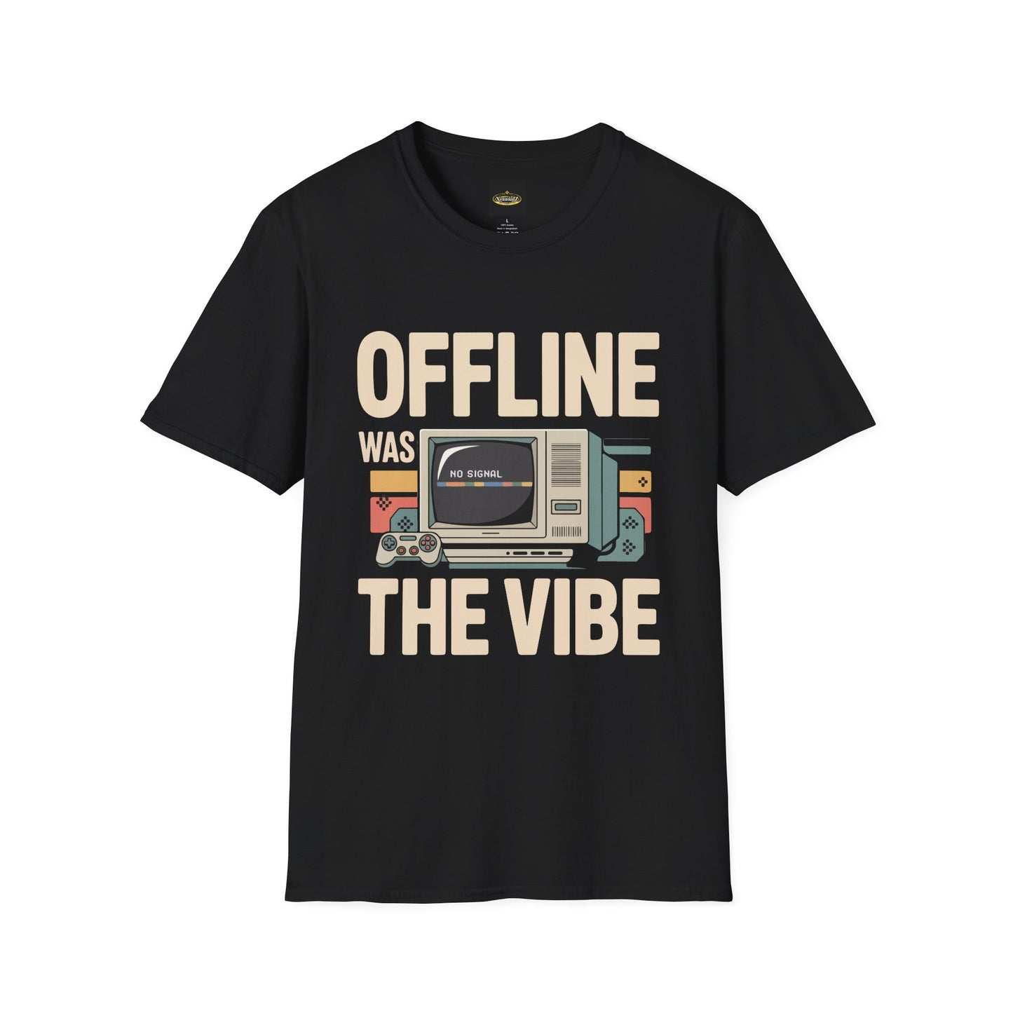 Offline Was The Vibe Retro Gamer T-Shirt