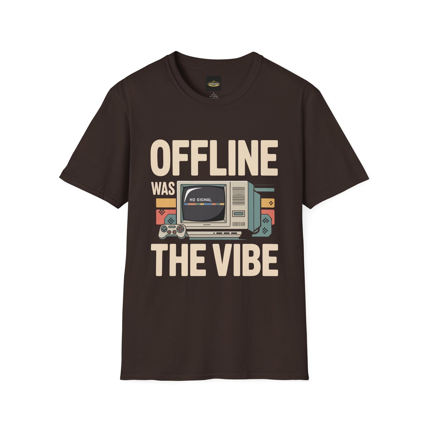 Offline Was The Vibe Retro Gamer T-Shirt
