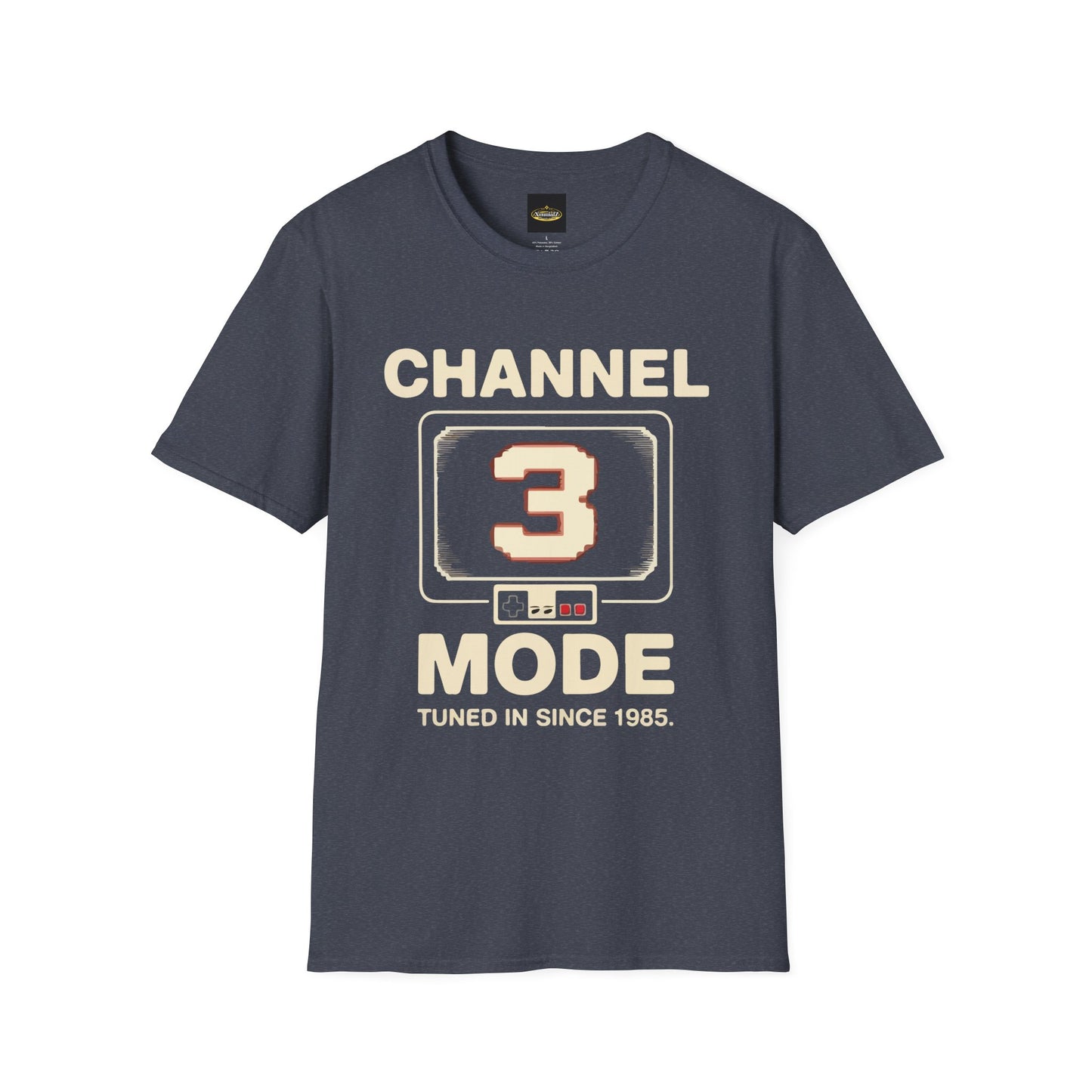 Channel 3 Mode T‑Shirt — Retro TV Tuned In Since 1985 Vintage Graphic Tee
