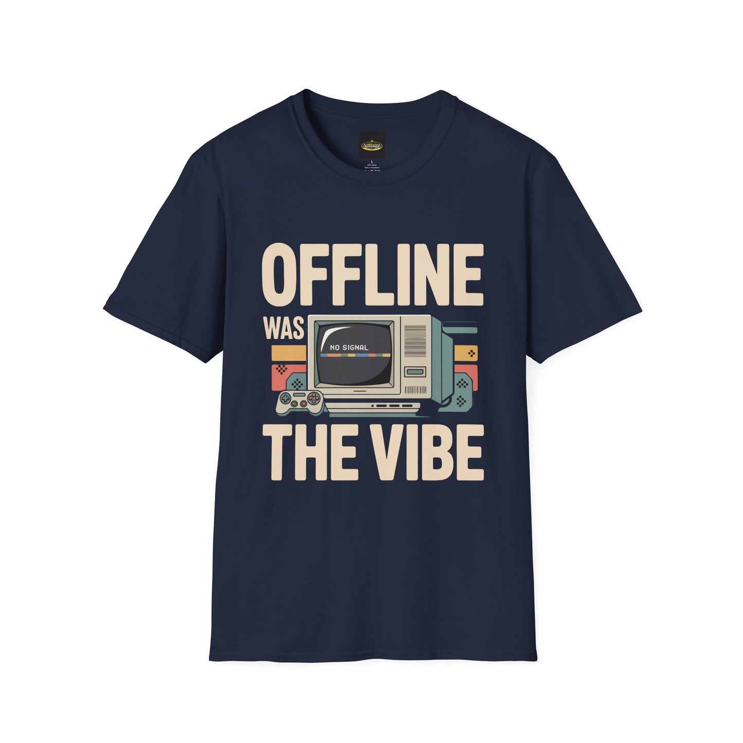 Offline Was The Vibe Retro Gamer T-Shirt